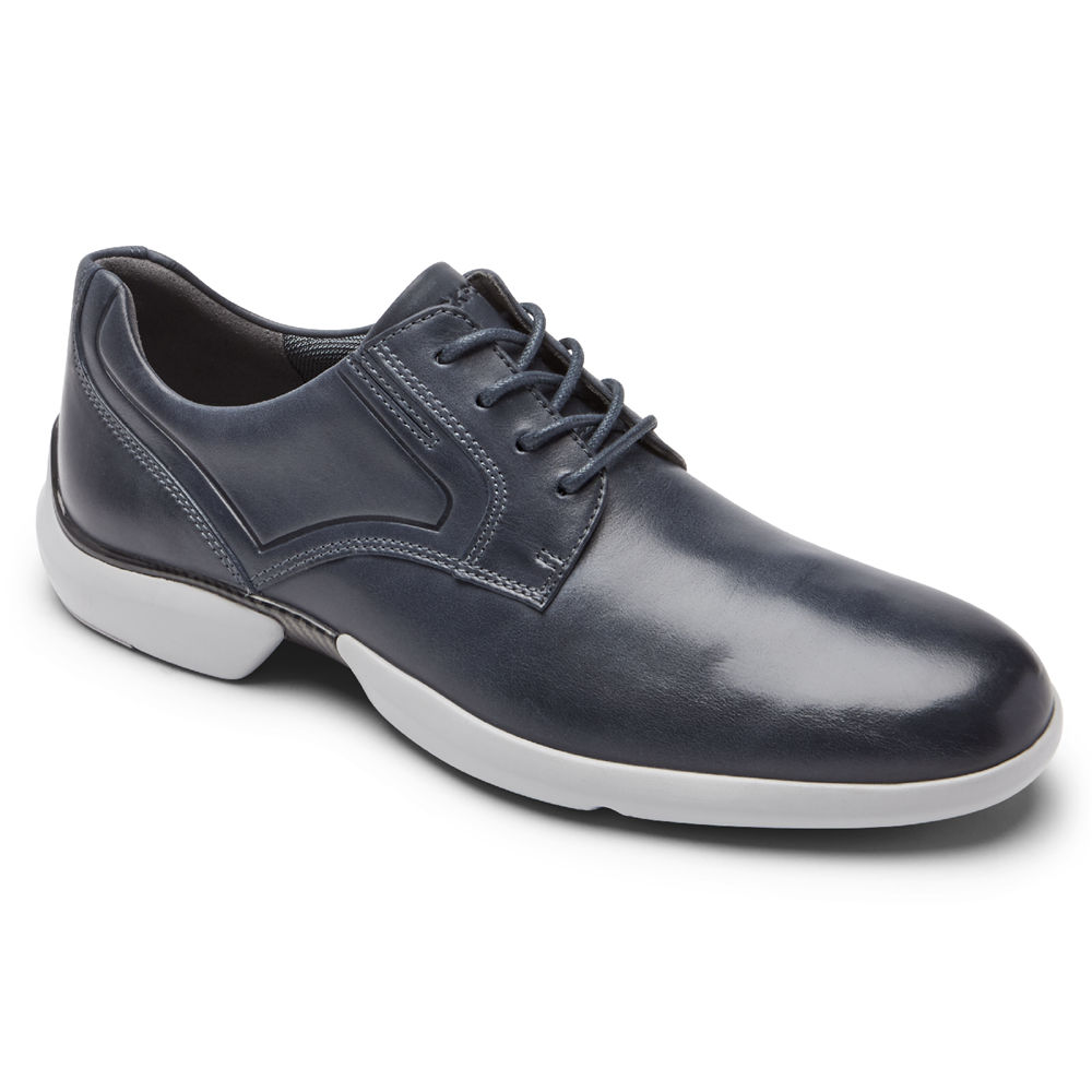 Rockport Mens Oxfords Navy - Total Motion Advance Plain Toe - UK 831-TRQIZL